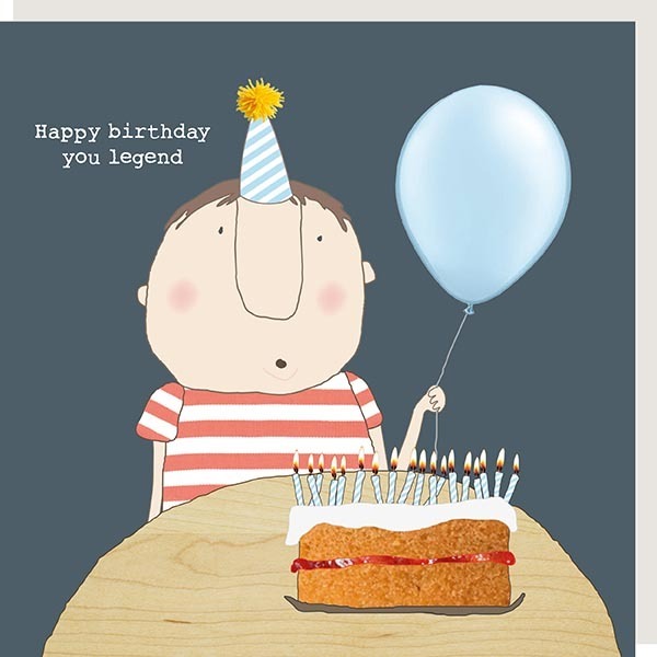 Legend Boy Birthday Card