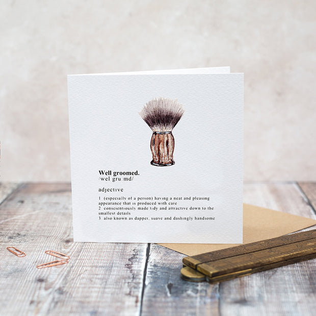 Well Groomed Greeting Card
