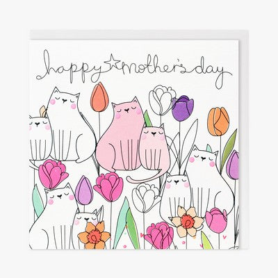 Belly Button Designs Mobius Card - Mothers Day Cats