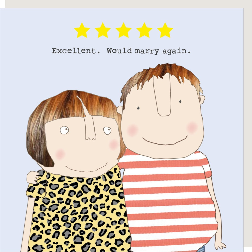 Rosie Made a Thing Five Star Love Card