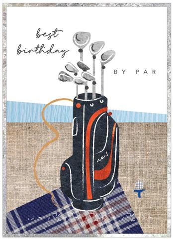 Best Birthday by Par Birthday Card