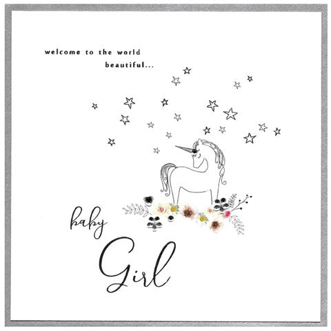 Cinnamon Aitch Beautiful Baby Girl Card