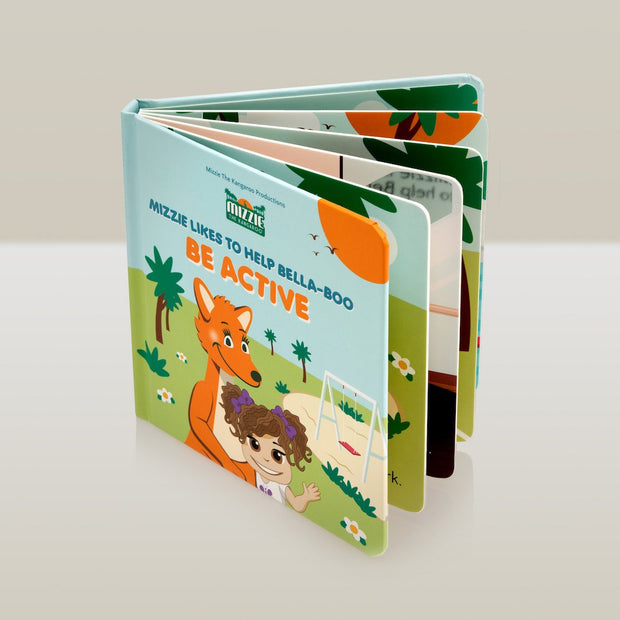 Be Active Interactive Touch and Feel Mizzie Baby Board Book