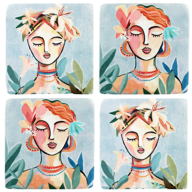 Composure Resin Coasters - Set of 4