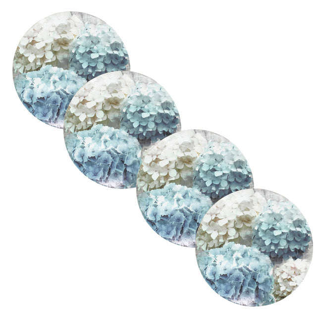 Hydrangea Coasters - Set of 4