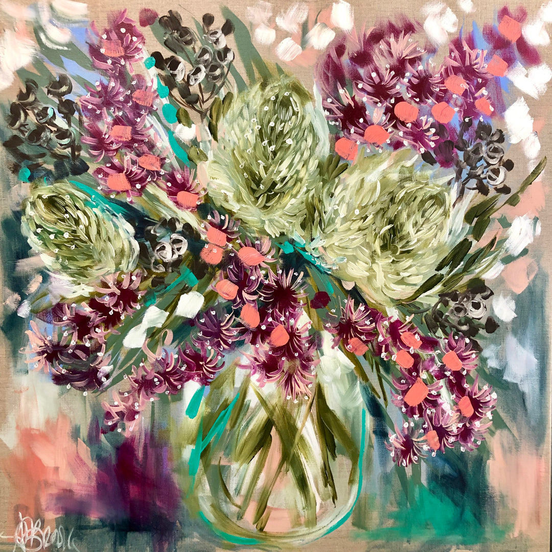 Thirstystone Silver Banksia Coaster