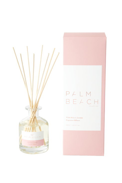 White Rose & Jasmine Fragrance Diffuser by the Palm Beach Collection