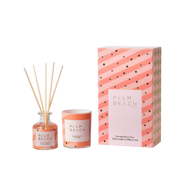 Passion Flower Fizz Mini Candle & Diffuser Gift Pack