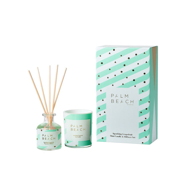 Sparkling Grapefruit Mini Candle & Diffuser Gift Pack