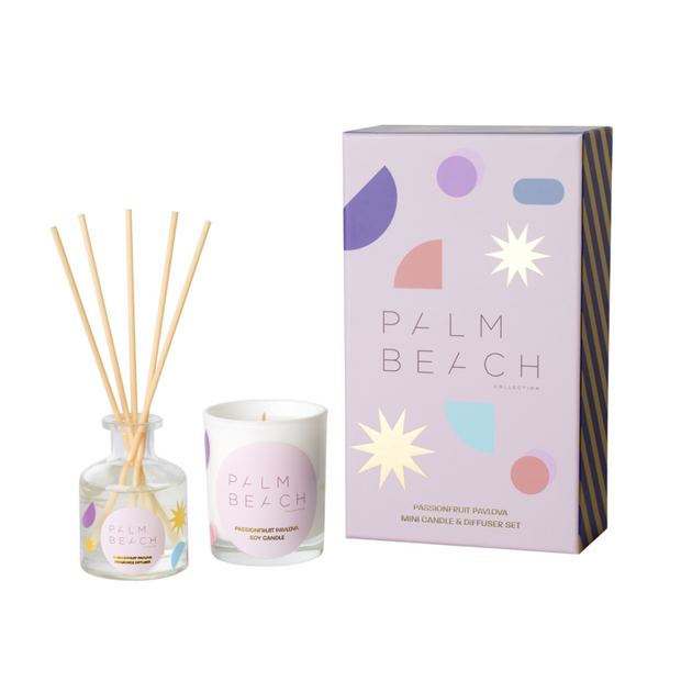 Passionfruit Pavlova Mini Candle & Diffuser Gift Pack