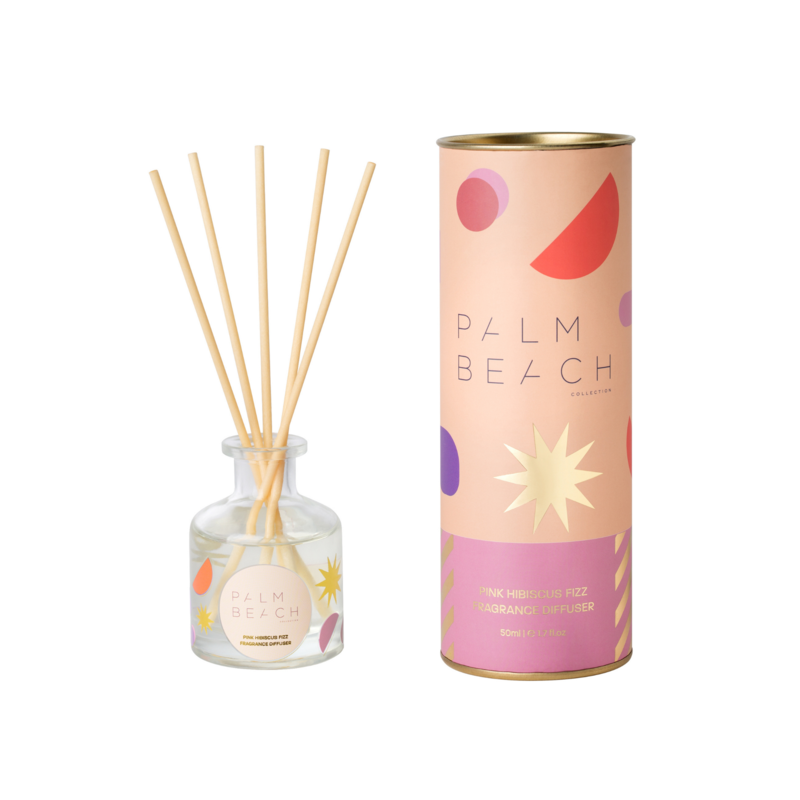 Pink Hibiscus Fizz 50ml Mini Reed Diffuser
