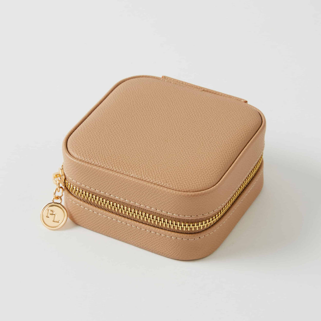 Ambrosia Square Jewellery Case - Nude