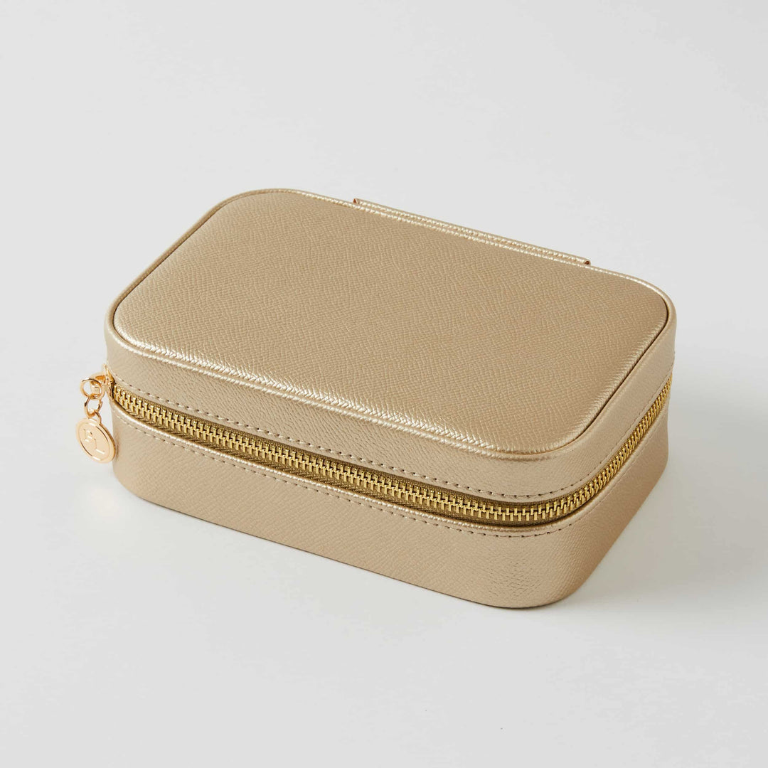 Calla Jewellery Case - Gold