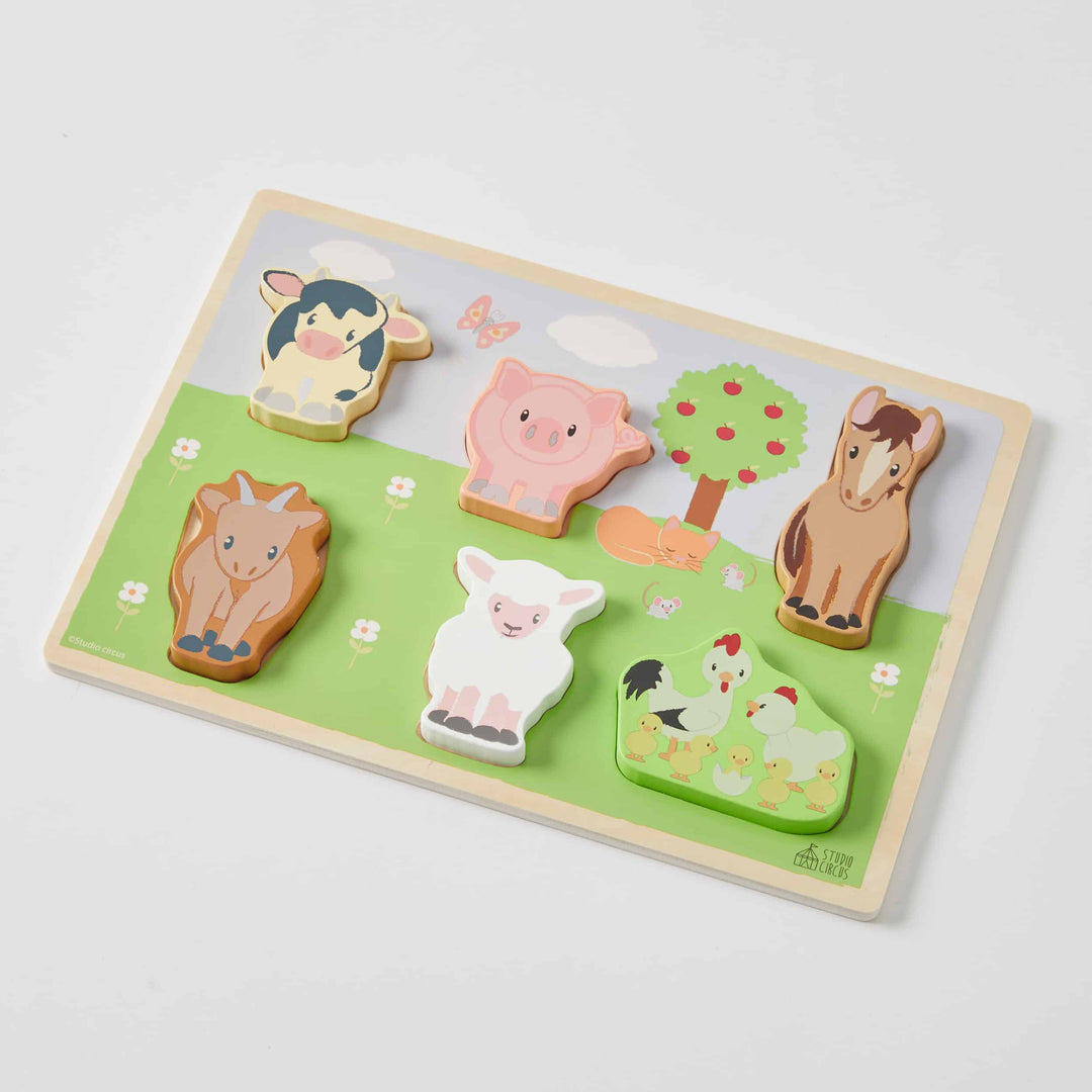 Wooden Farm Animal Puzzle