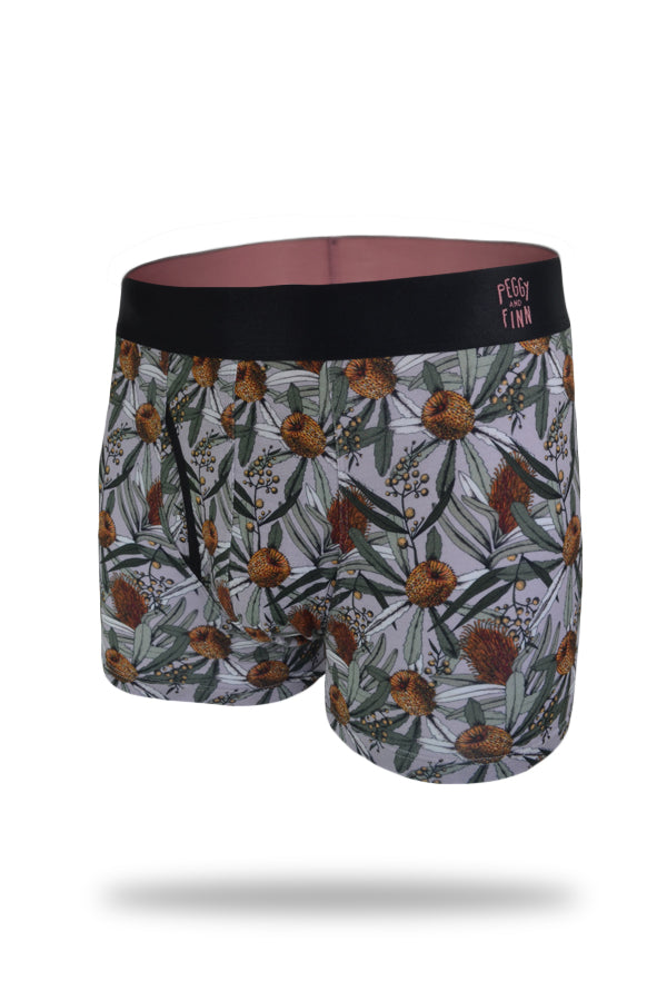 Peggy and Finn Banksia Grey Bamboo Underwear - Small