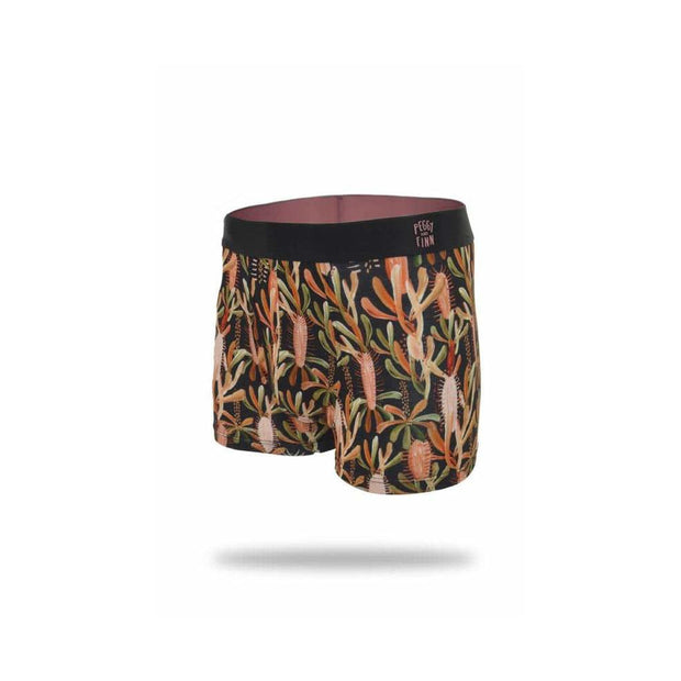 Peggy & Finn Grass Tree Black Bamboo Underwear - Extra Large