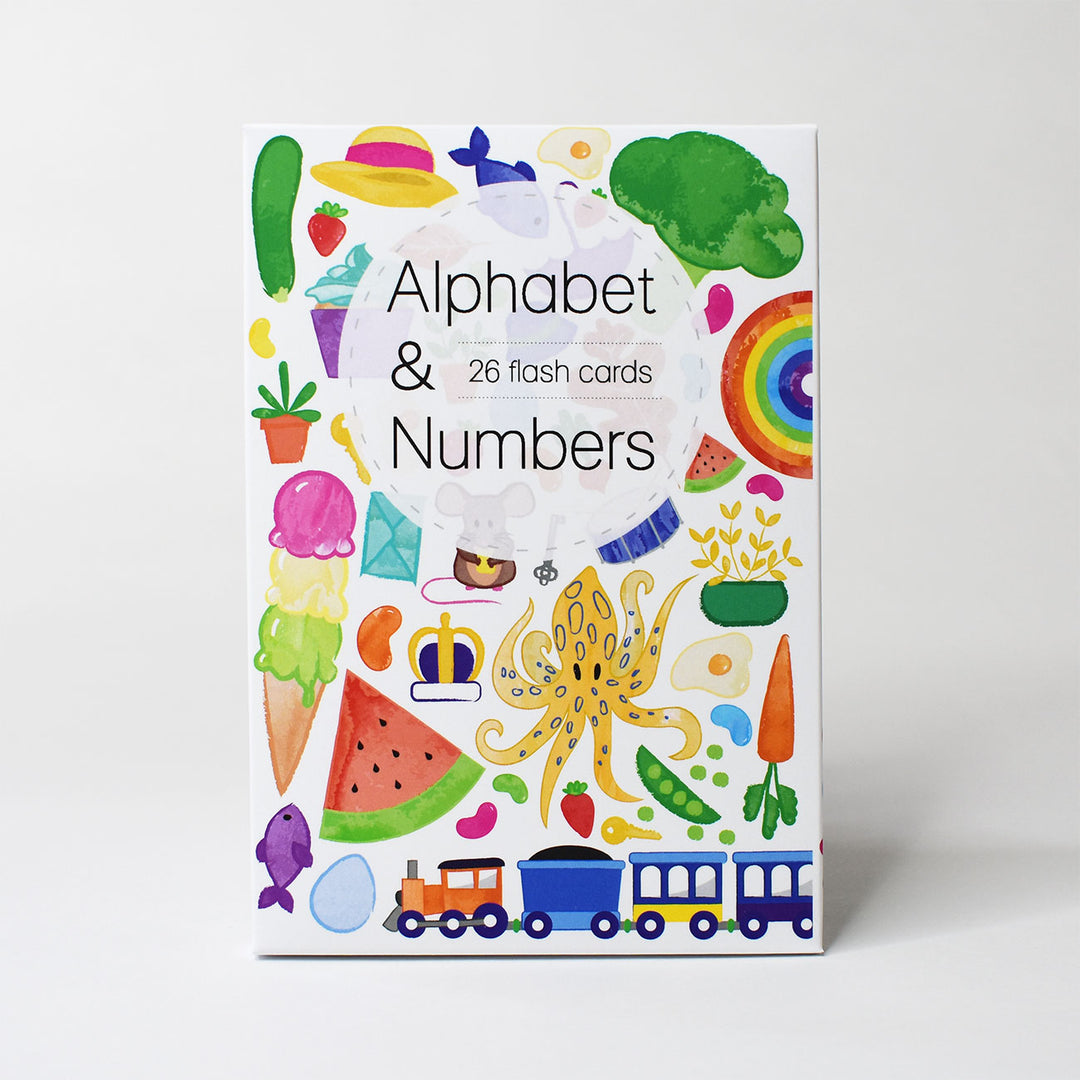 Kids Alphabet & Numbers Flash Cards