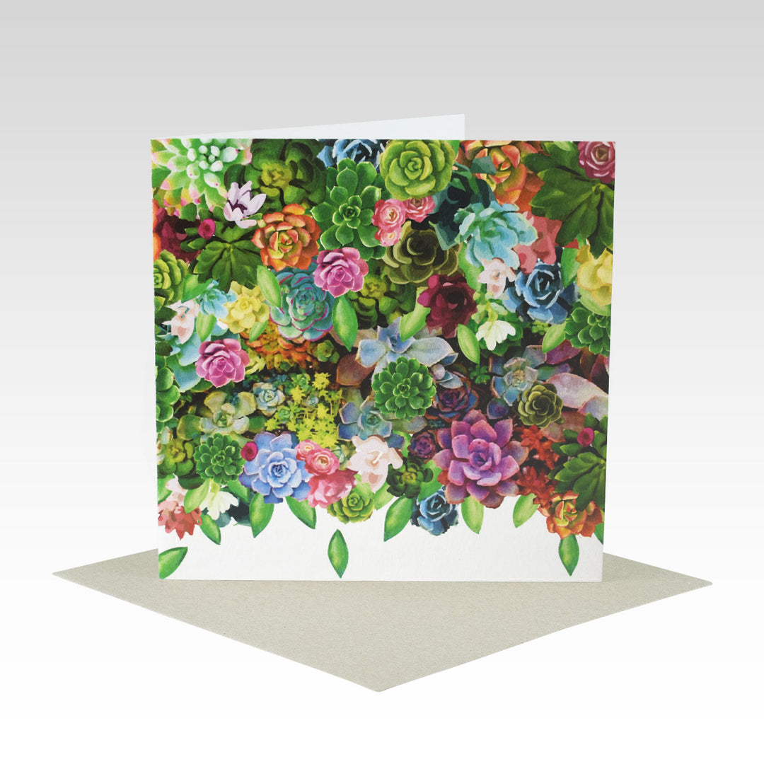 Succulents Greeting Card