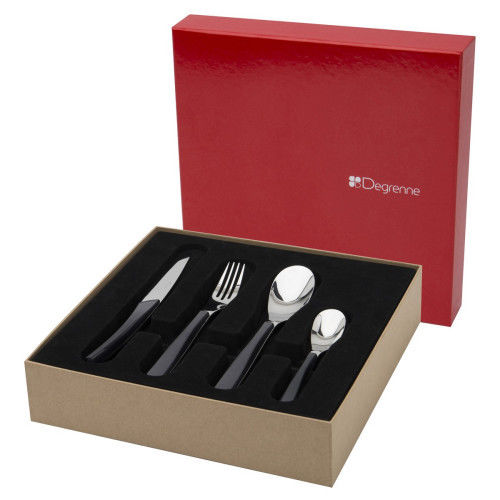 Guy Degrenne - Carbon Quartz 24 Piece Cutlery Set