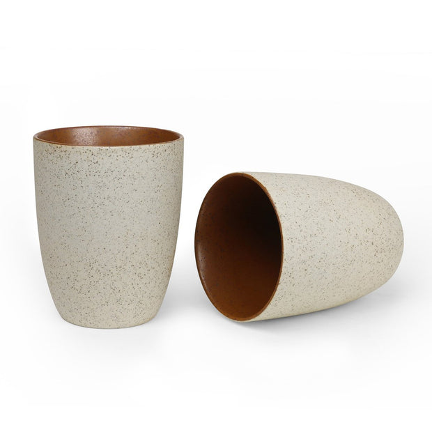 Latte Mugs - Rust Granite - Set of 2 by Robert Gordon