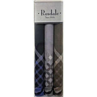 Mens 3 Pack Handkerchiefs - Armando Caruso by Rosdale