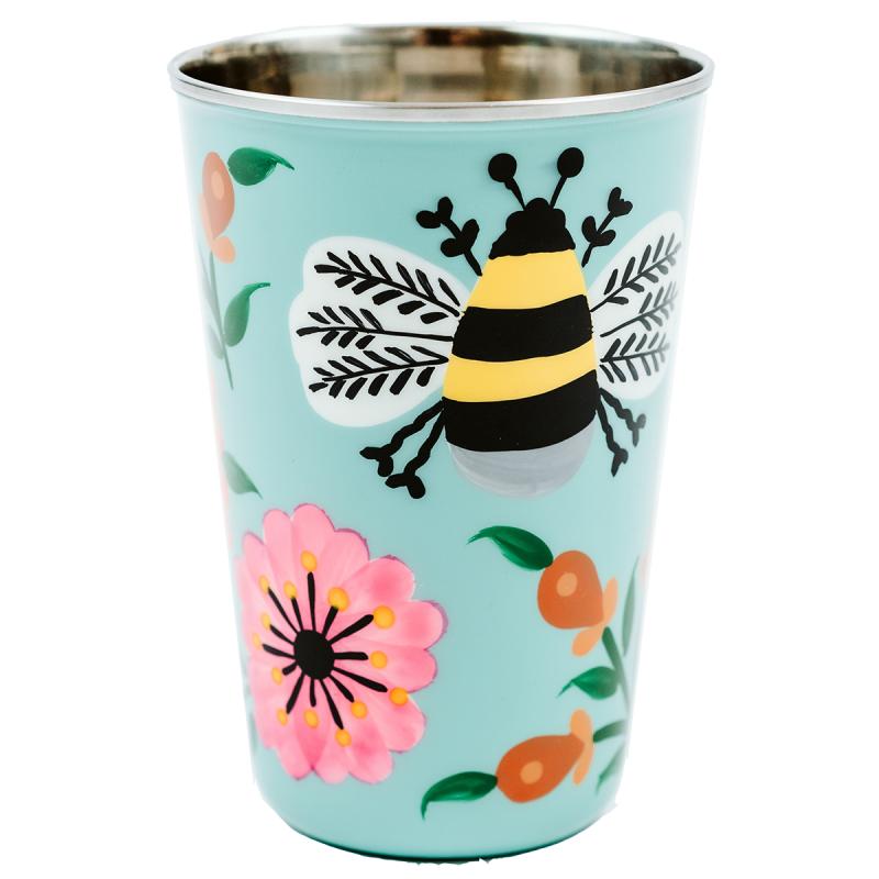 Bumble Bee Tumbler - Turquoise