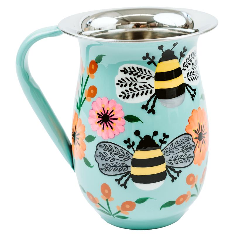 Bumble Bee Jug - Turquoise