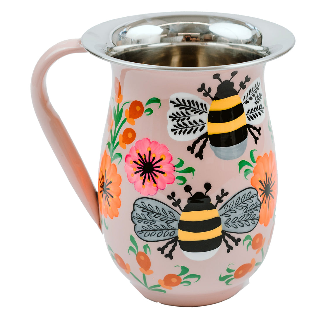 Bumble Bee Jug - Pale Pink