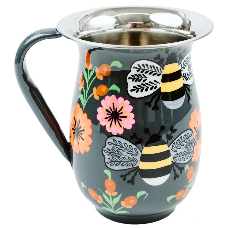Bumble Bee Jug - Grey