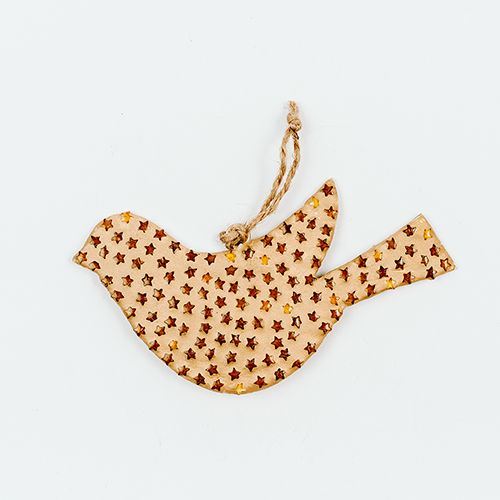 Small Gold Mosaic Dove Decoration