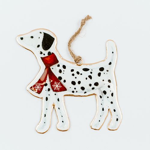 Dalmatian with Scarf Decoration