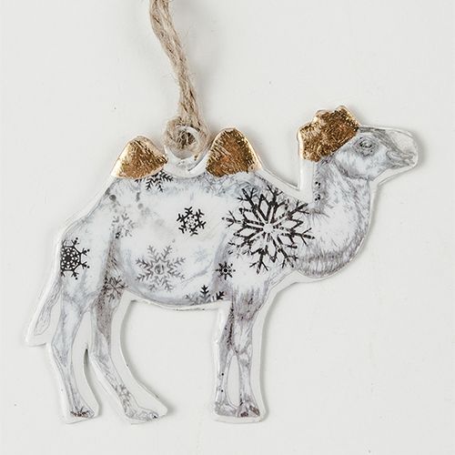 Camel with Snowflakes Christmas Decoration