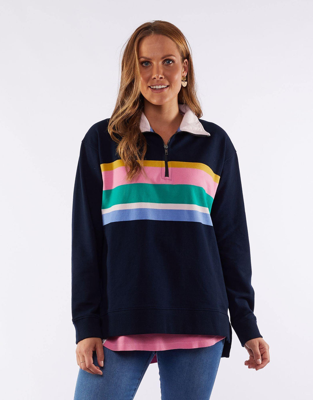 Elm My Crush Zip Neck Fleece