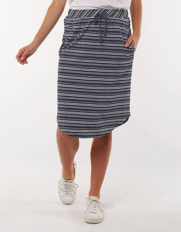 Elm Isla Stripe Skirt - Size 10