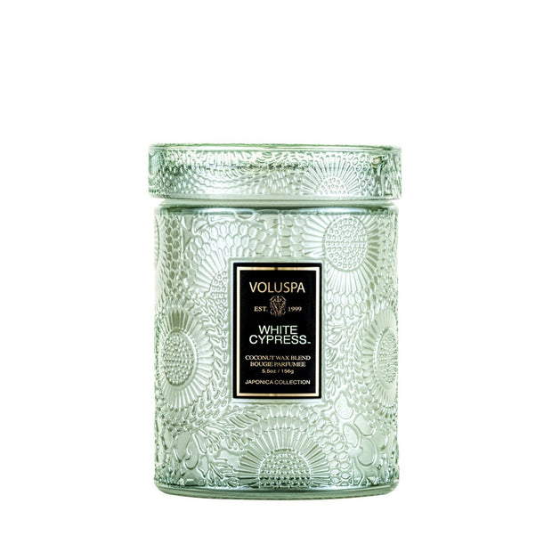 Voluspa White Cypress 50 Hour Jar Candle