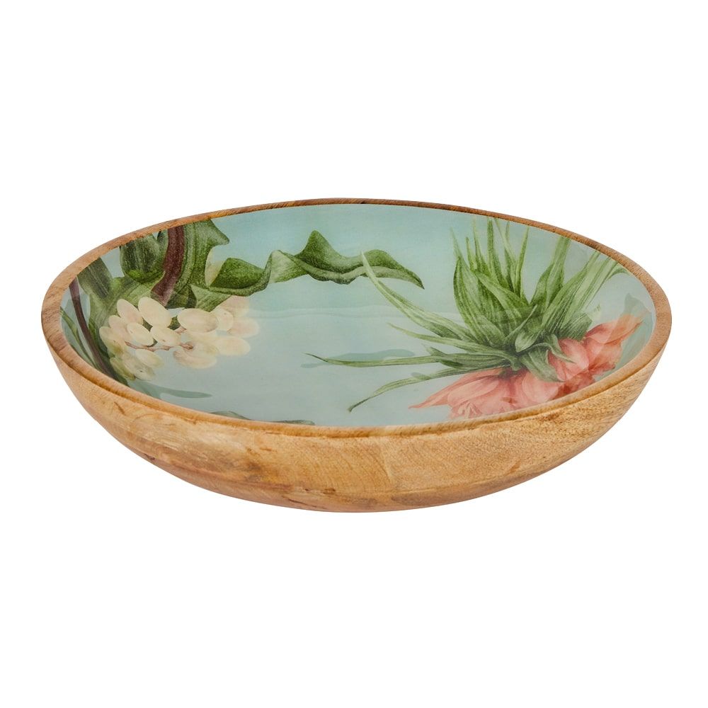 Mangowood Bowl 30cm - Enchanted Summer Sage