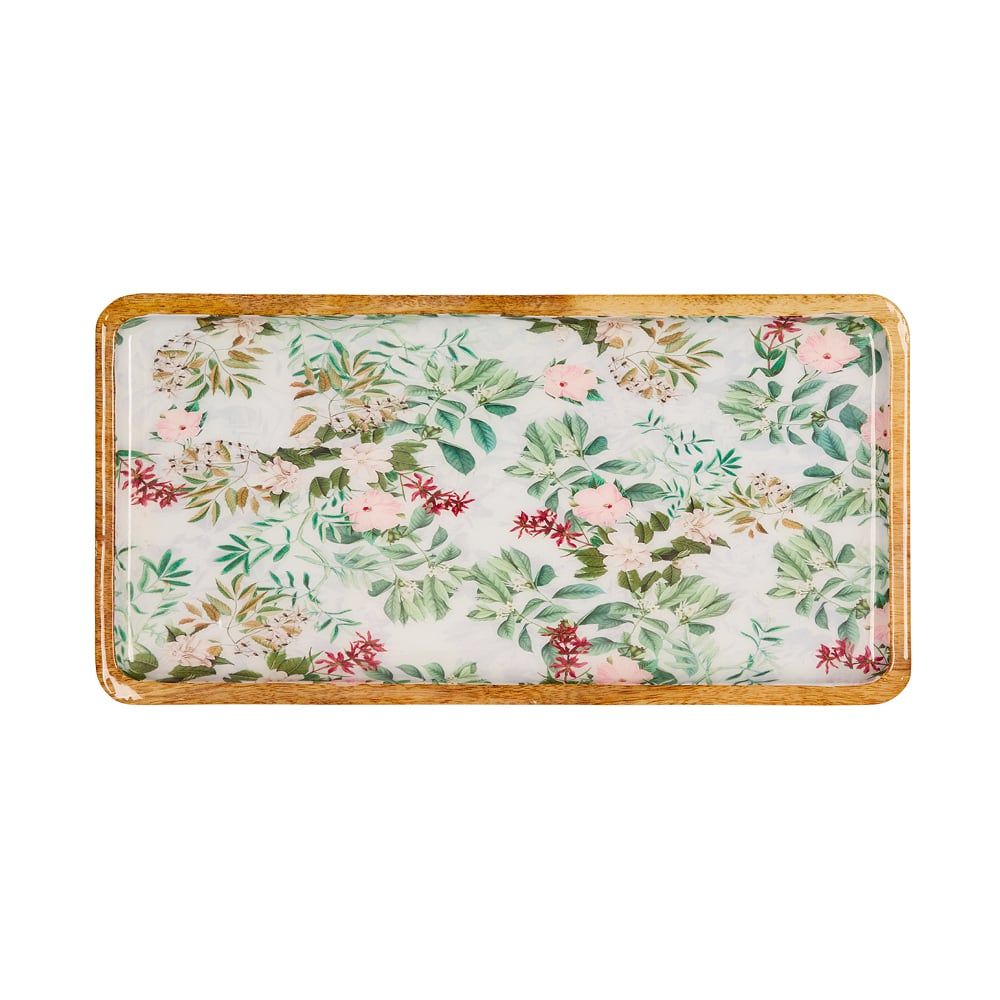 Mangowood Platter 50cm - Tranquil Garden