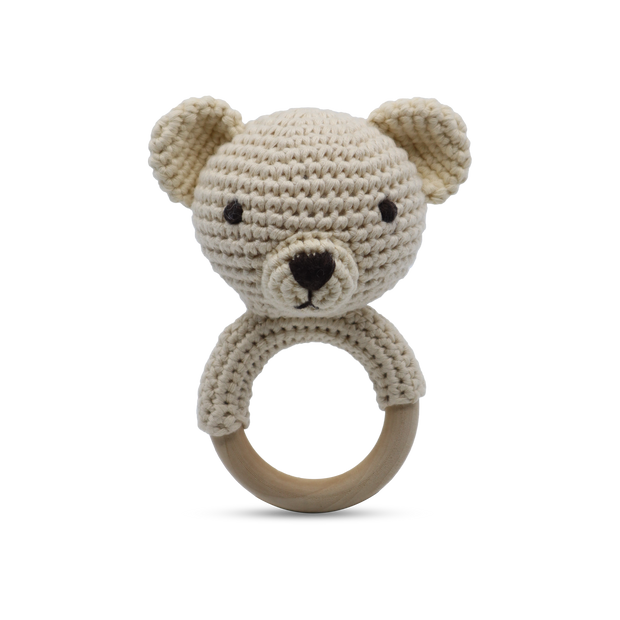Teddy - Shaker Ring Toy