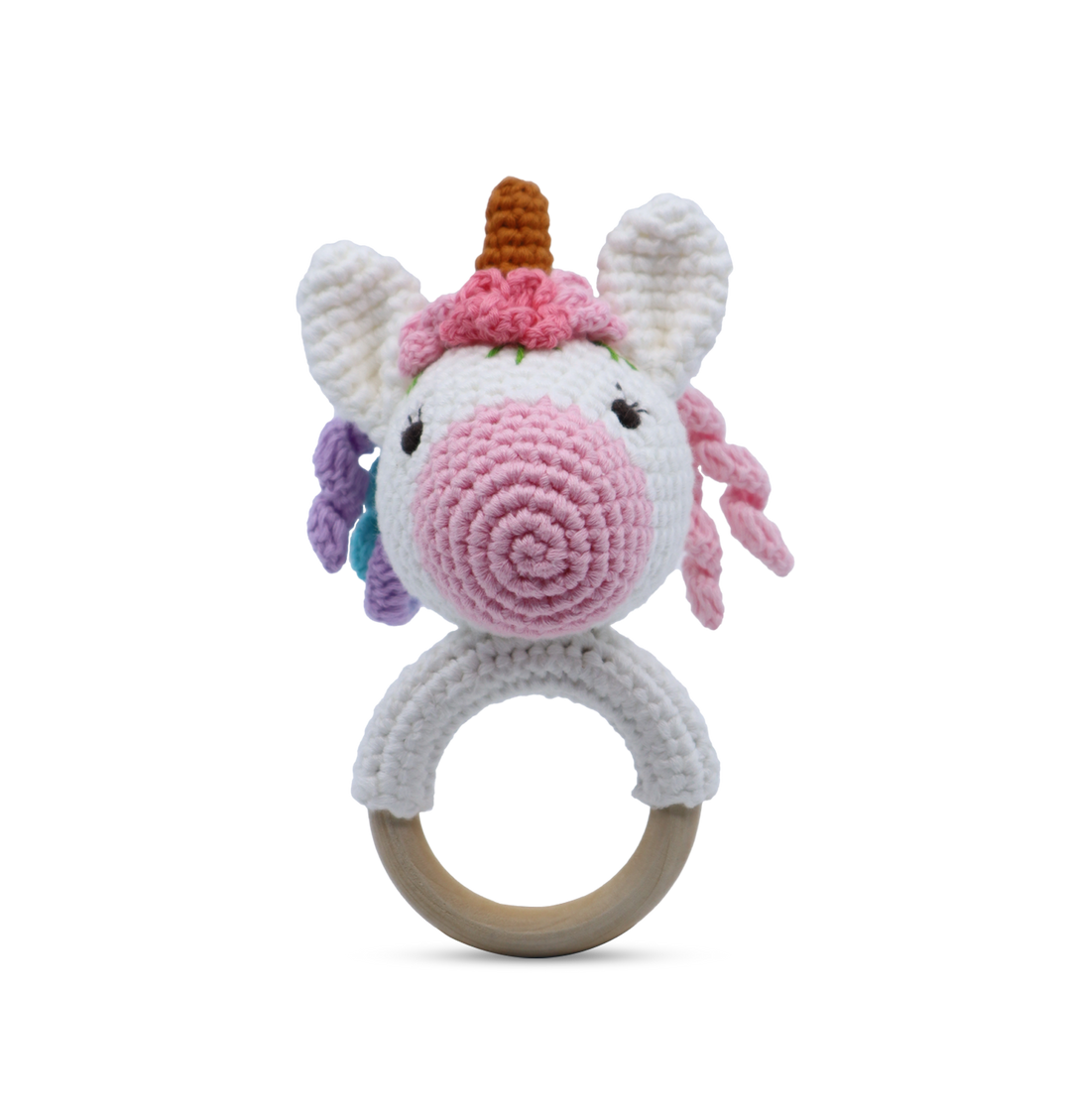 Unicorn - Shaker Ring Toy