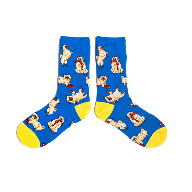 Pug Pads Ladies Socks 