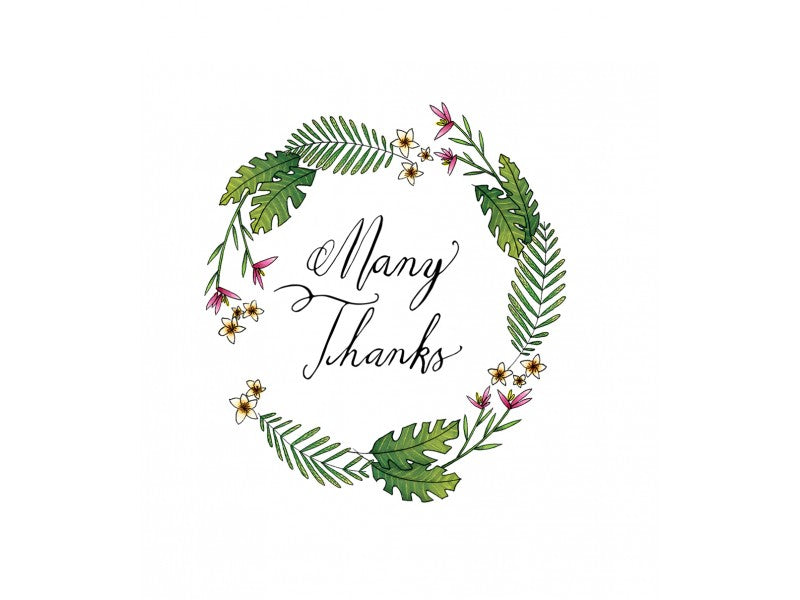 Mini Card - Many Thanks
