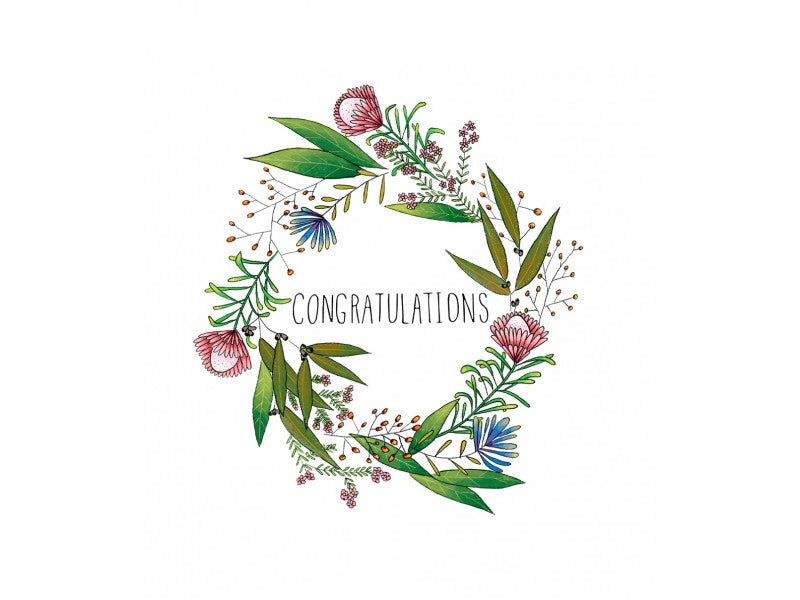 Mini Card - Waxflower Congrats