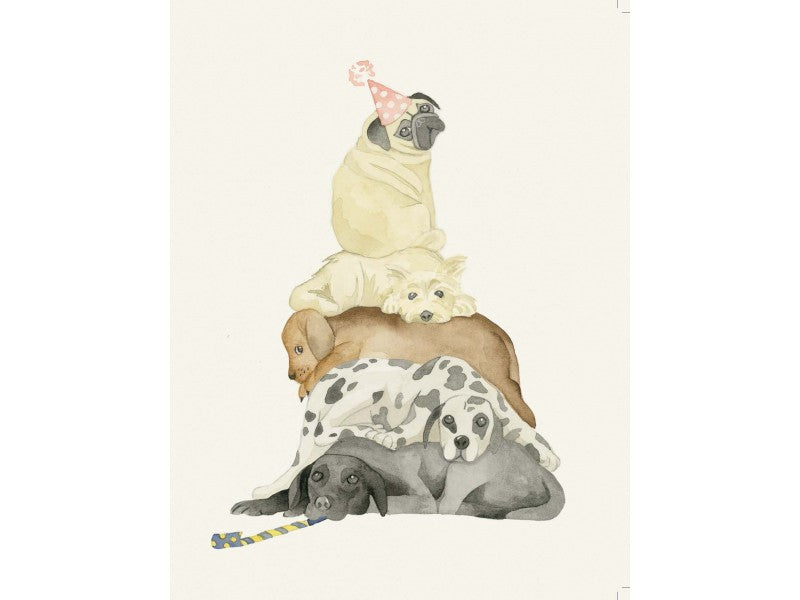 Mini Card - Dog Stack