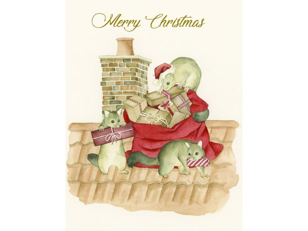 Bushtail Bandits Christmas Card