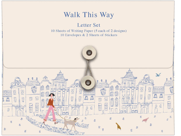 Walk This Way Writing Paper Set by Roger la Borde