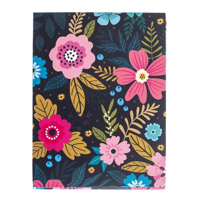 Navy Floral Pocket Note by Graphique