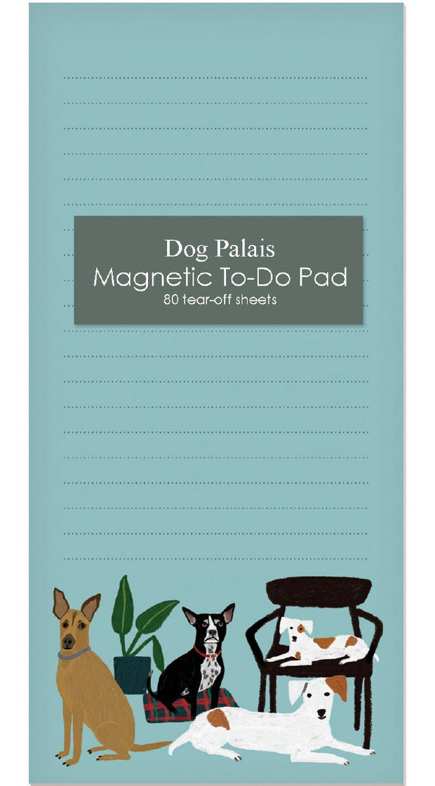 Dog Palais Magnet Notepad by Roger la Borde