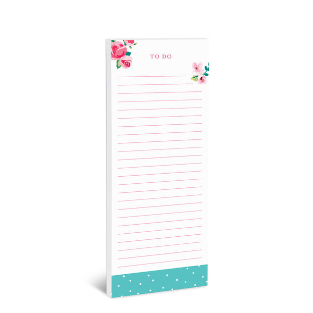 Floral Magnetic Notepad