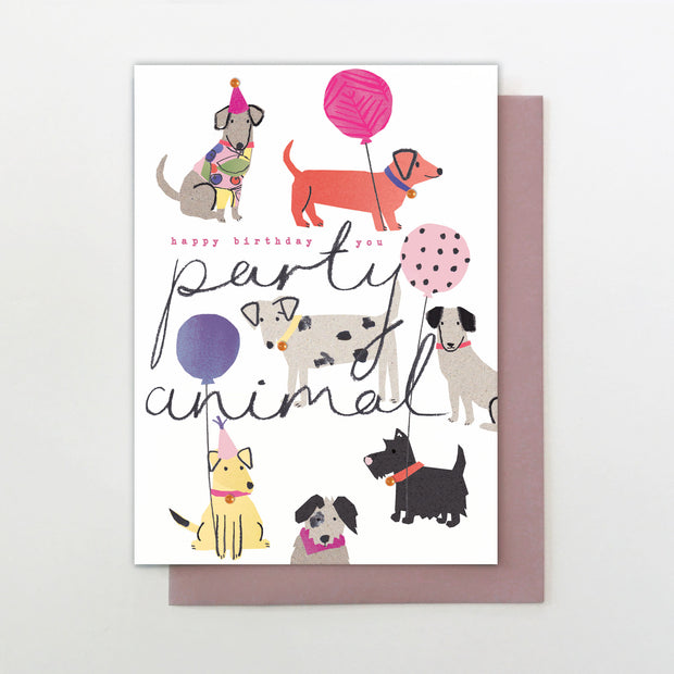 Stop the Clock Party Animal Birthday Card