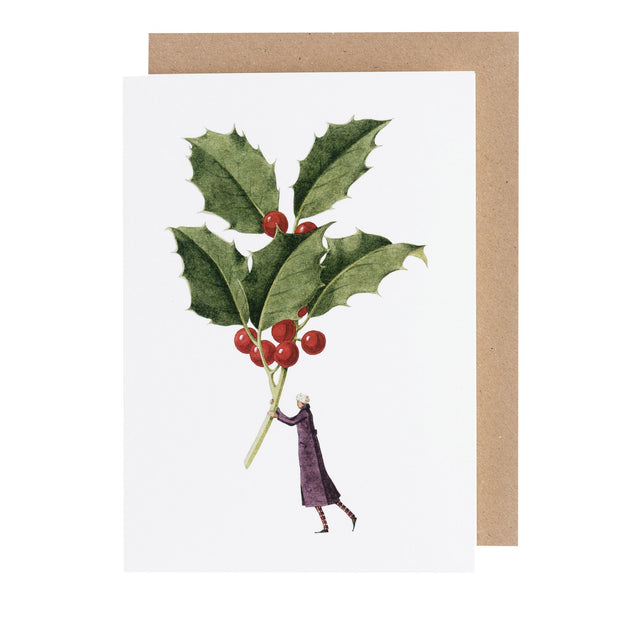 Laura Stoddart Christmas Cards - Mistletoe & Holly